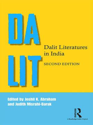 cover image of Dalit Literatures in India